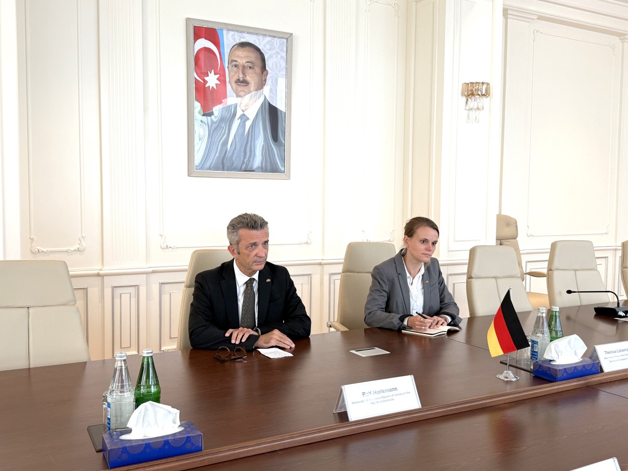 Nazir Ralf Horleman ilə görüşdü 